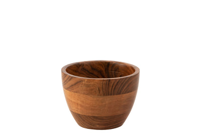 Bowl Kota Acacia Wood Dark Natural Medium