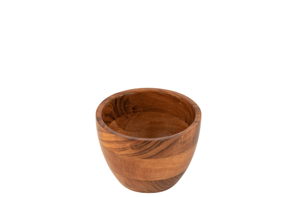 Bowl Kota Acacia Wood Dark Natural Medium