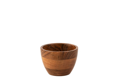 Bowl Kota Acacia Wood Dark Natural Small