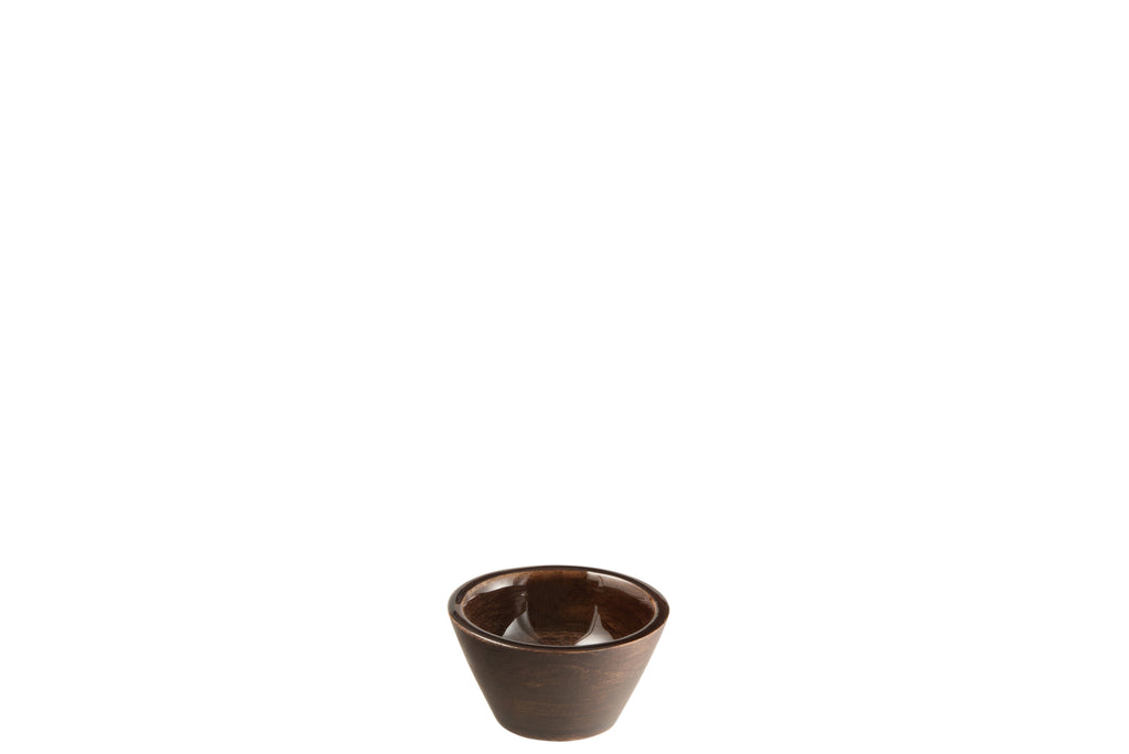 Bowl Mango Wood Brown Small