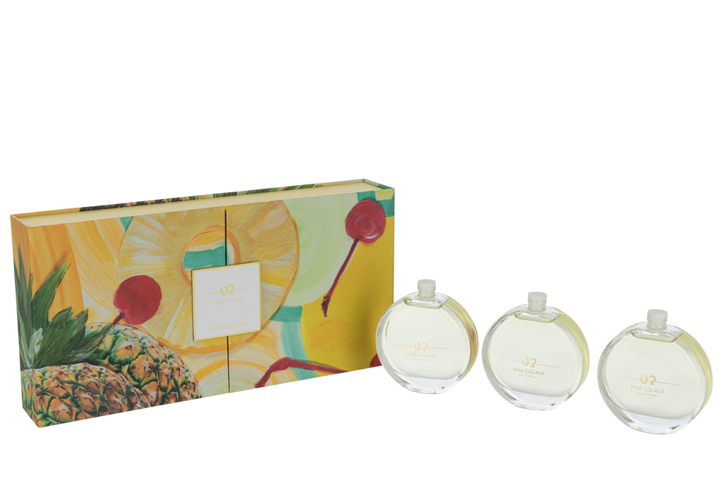 BOX 3 SCENTED OILD PINA COLADA