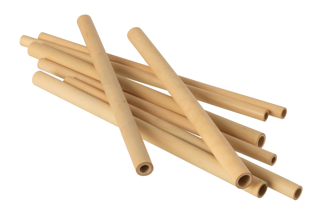 Box 8Xstraws Bamboo Natural