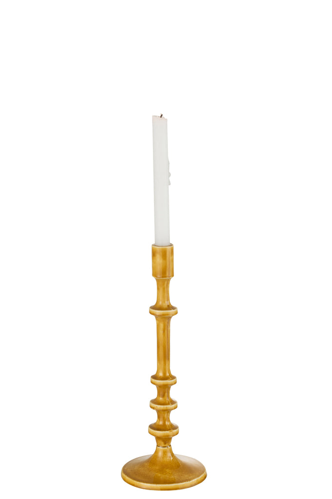 Candleholder Classic Aluminium Ochre S