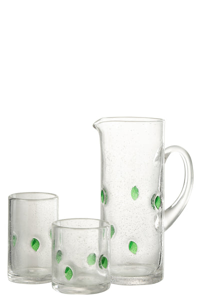 Carafe Lime Glass Transparent/Green