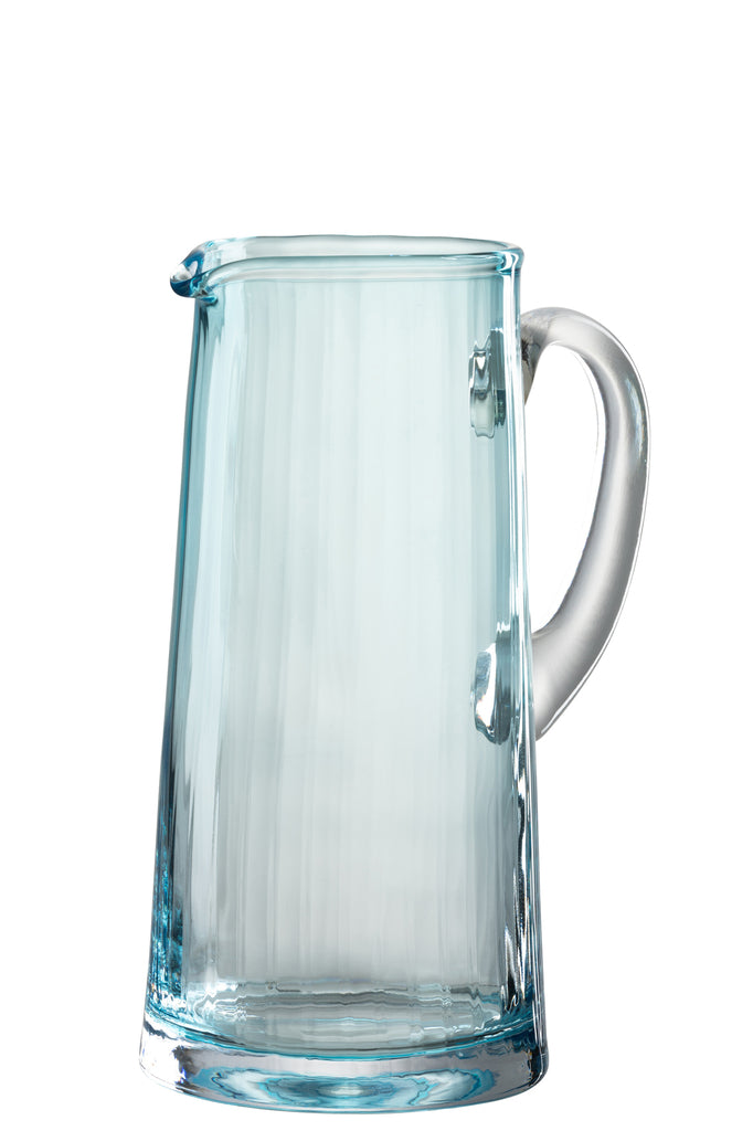 Carafe Lines Glass Blue