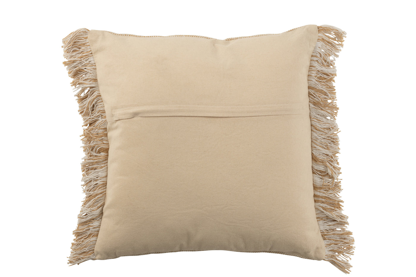 CUSHION FRINGES COTTON BEIGE