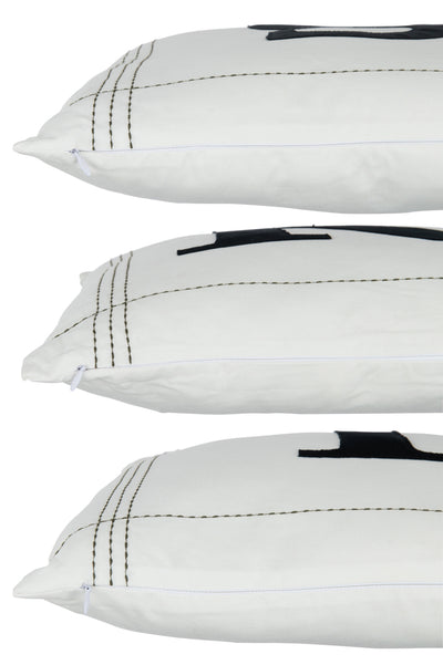 Cushion S-K-I Cotton White Ass3