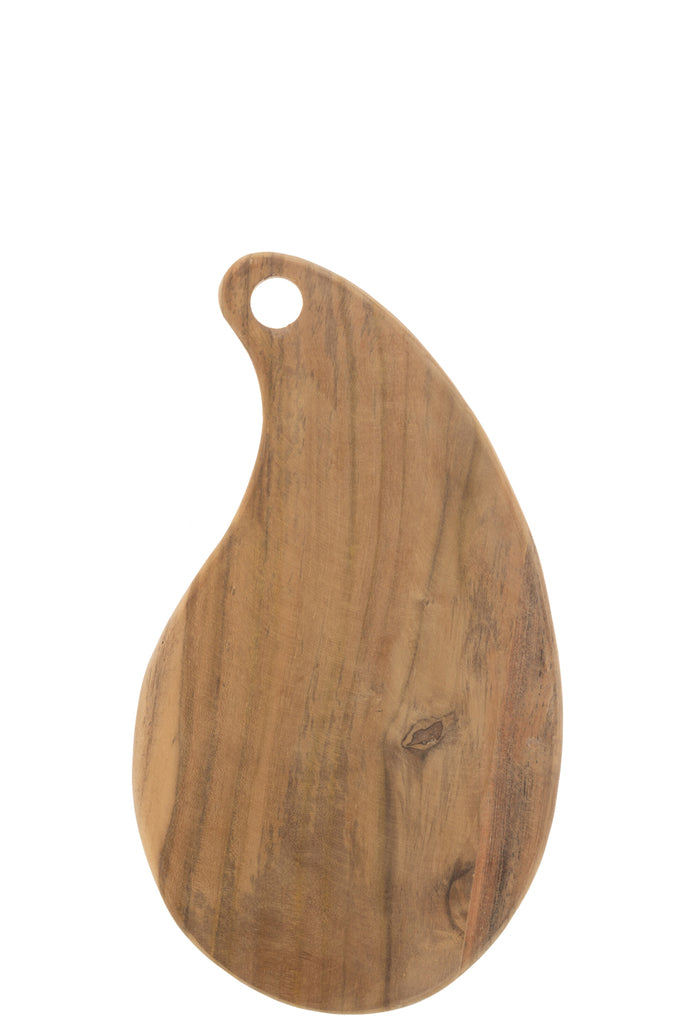 Cutting Board Terong Teak Wood Natural Small