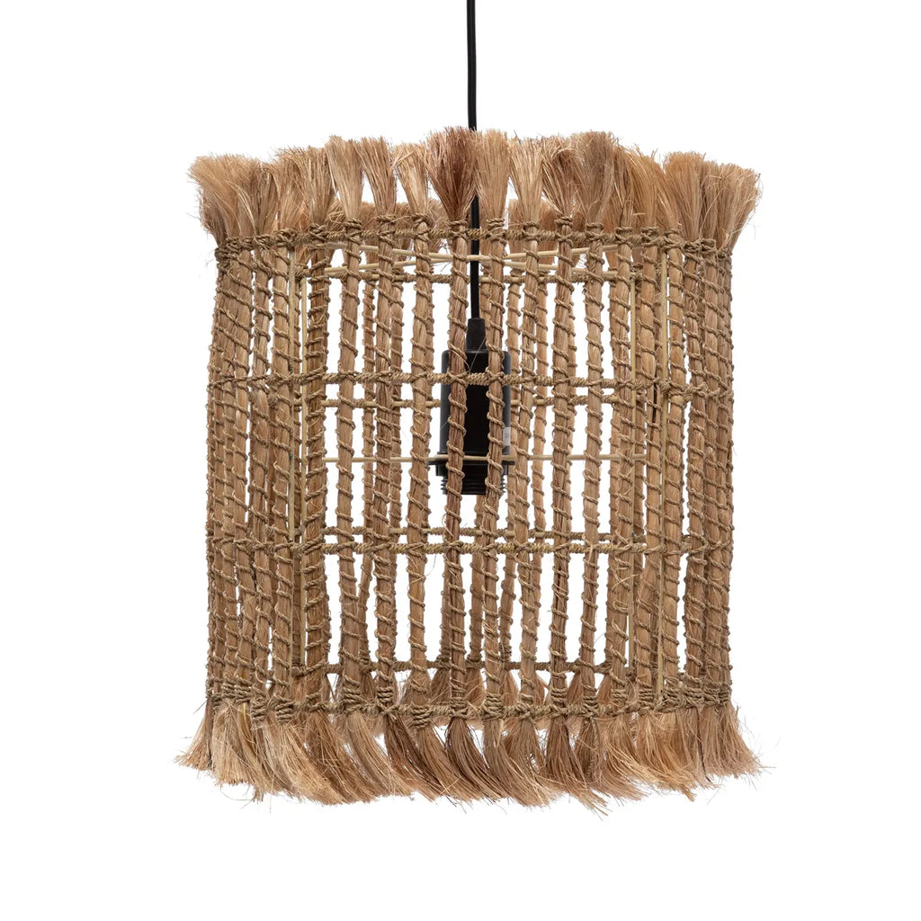 Der Abaca-Vogelkäfig-Anhänger – Natur – M