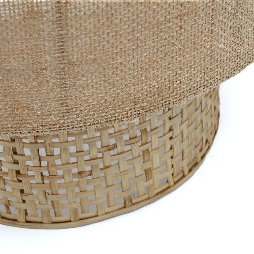 Die Bolly Jute-Wandlampe - Natur - M
