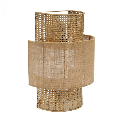 Die Bolly Jute-Wandlampe - Natur - M