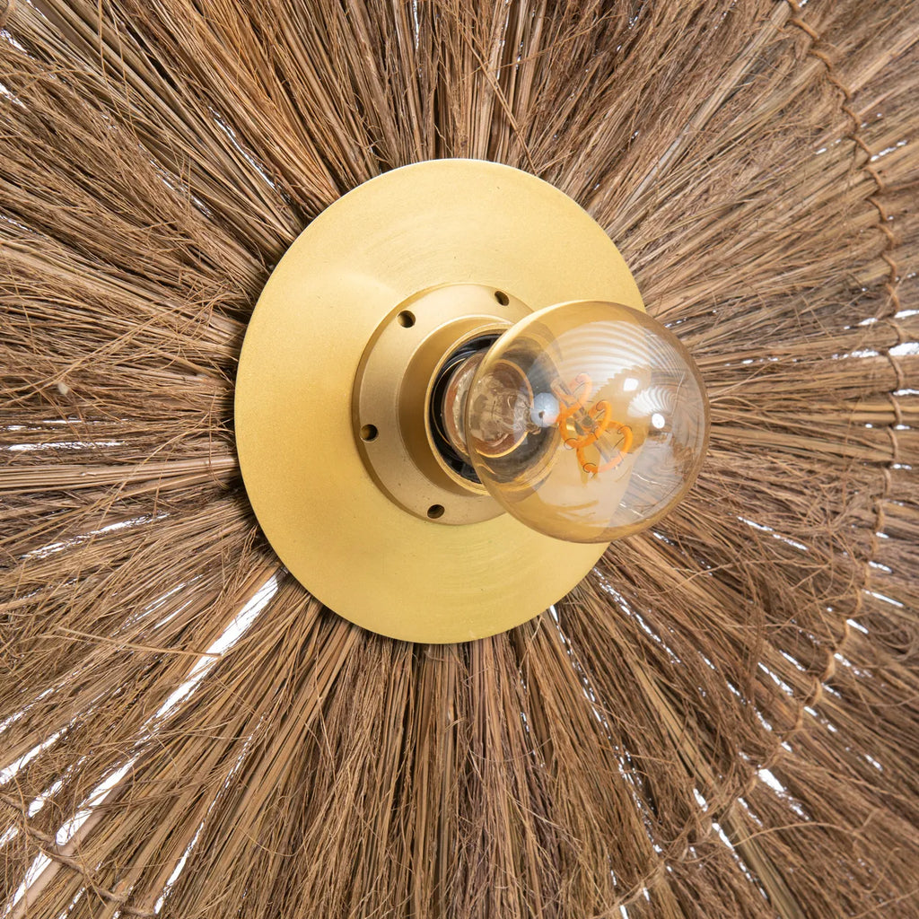 Die Chi-Chi Wandlampe - Naturmessing - M