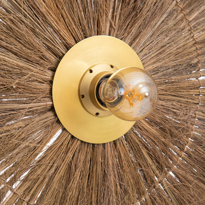 Die Chi-Chi Wandlampe - Naturmessing - M