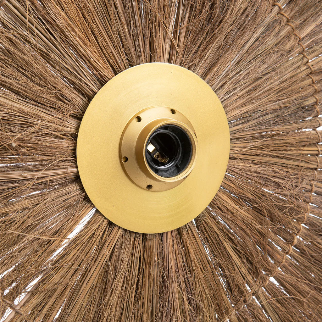 Die Chi-Chi Wandlampe - Naturmessing - M