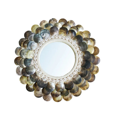 The Coin Mirror - Natural Brown - M_40