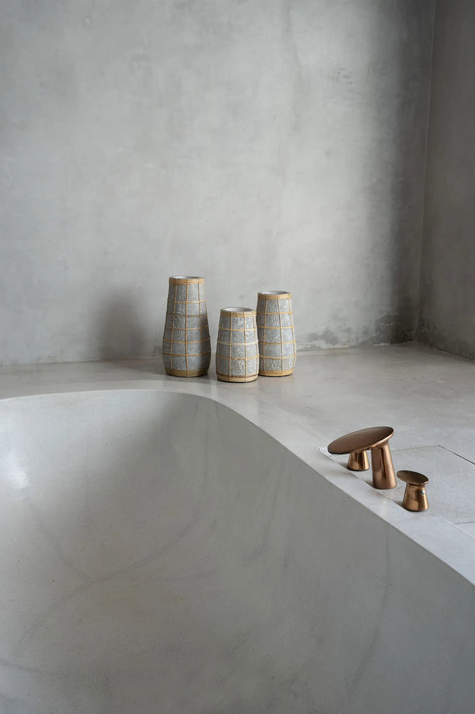 Die Cutie Vase - Beton Natur - M