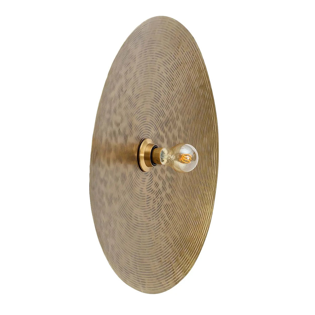 Die Vollmond-Wandlampe - Messing - M