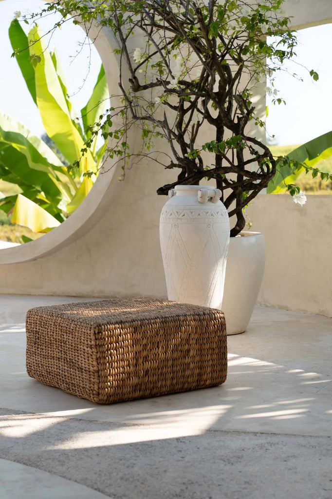 Der quadratische Hyazinthen-Pouf - Natur - M