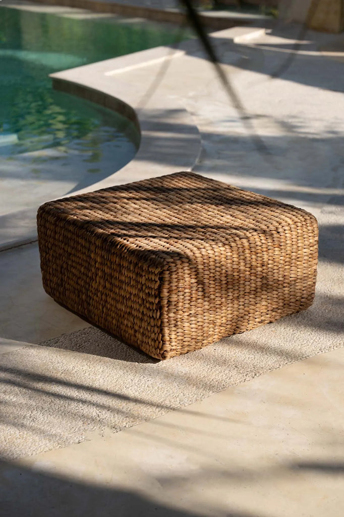 Der quadratische Hyazinthen-Pouf - Natur - M