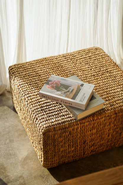 Der quadratische Hyazinthen-Pouf - Natur - M