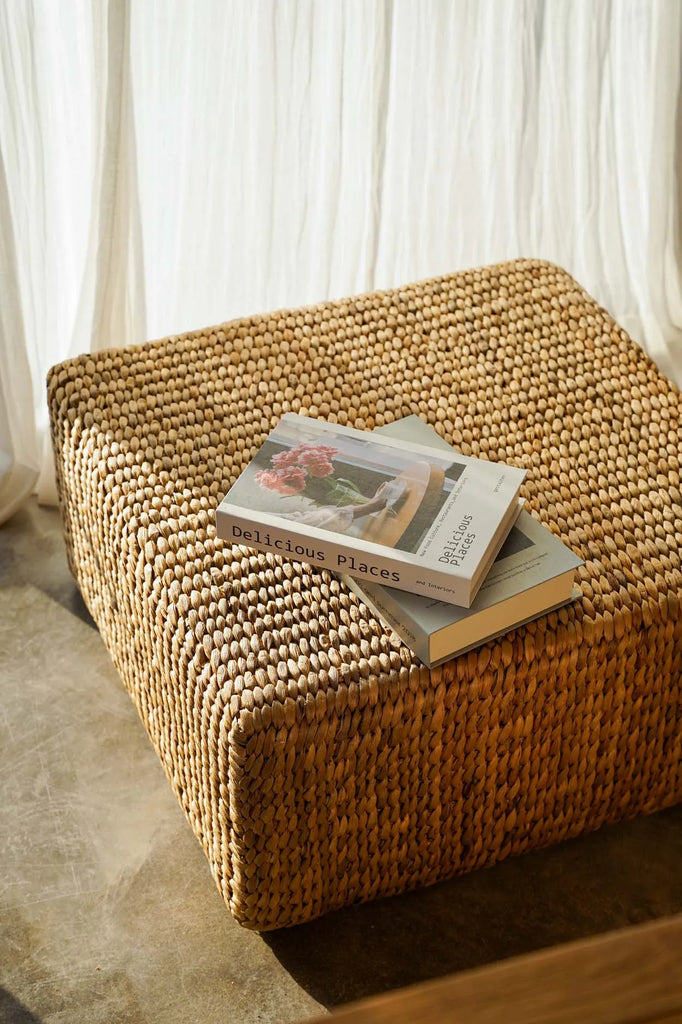 Der quadratische Hyazinthen-Pouf - Natur - M