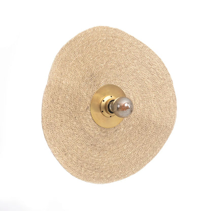Die Let's Groove Wandleuchte - Naturmessing - M