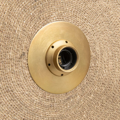 Die Let's Groove Wandleuchte - Naturmessing - M
