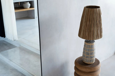 The Naxos Table Lamp - Concrete Natural