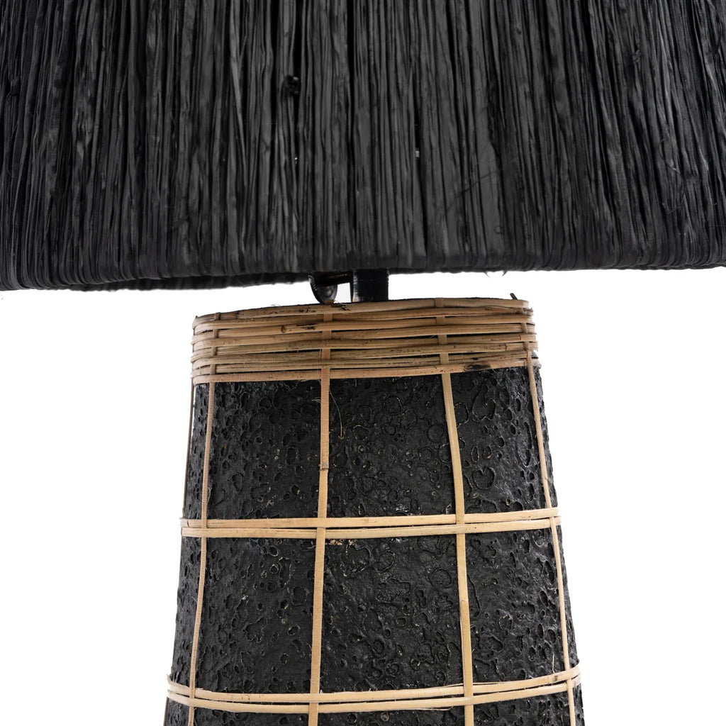 Die Naxos Tischlampe - Schwarz Natur