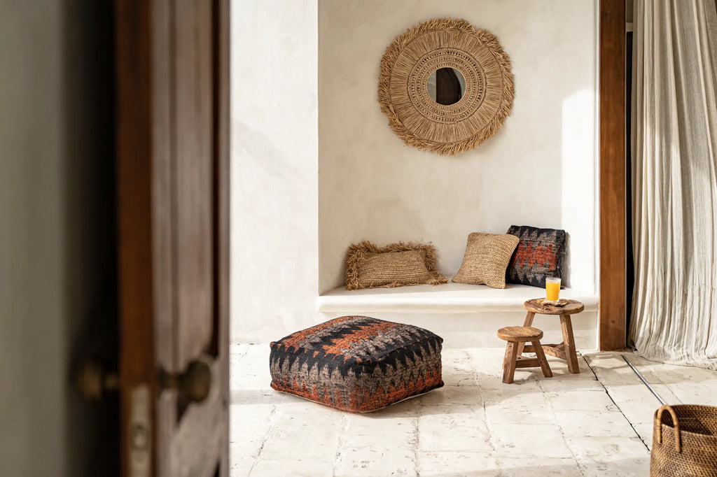 The Oh My Gee Pouffe - Black Orange_40