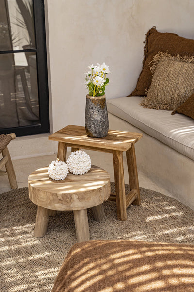 The Rhodes Side Table-Naturel