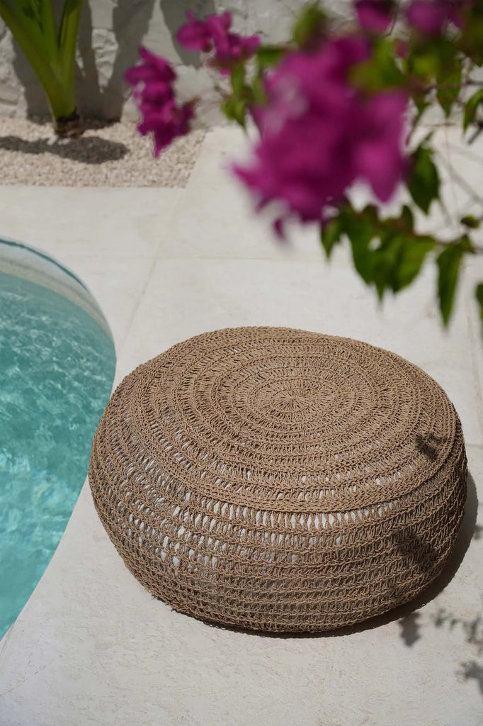 Der Seegras-Pouf - Natur - M