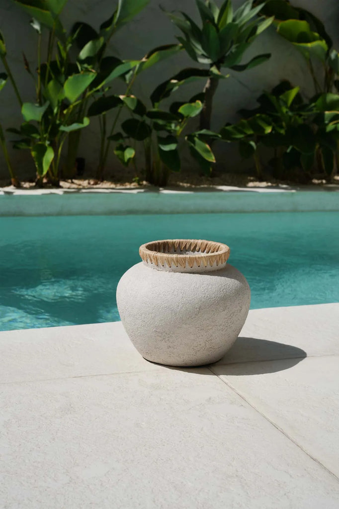 Die stylische Vase - Beton Natur - M