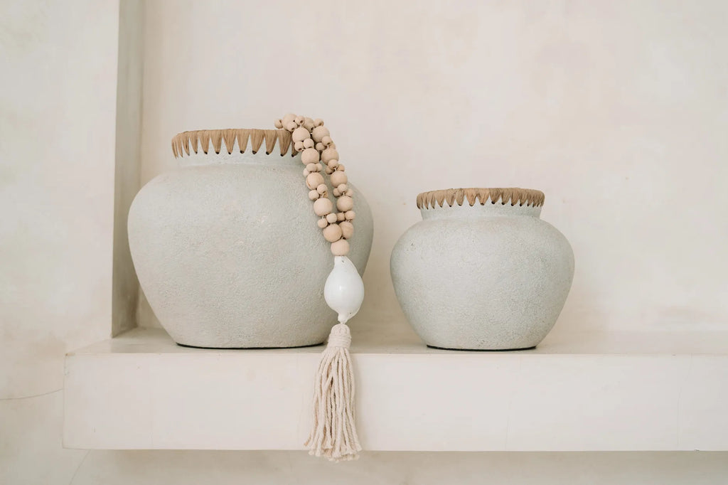Die stylische Vase - Beton Natur - S