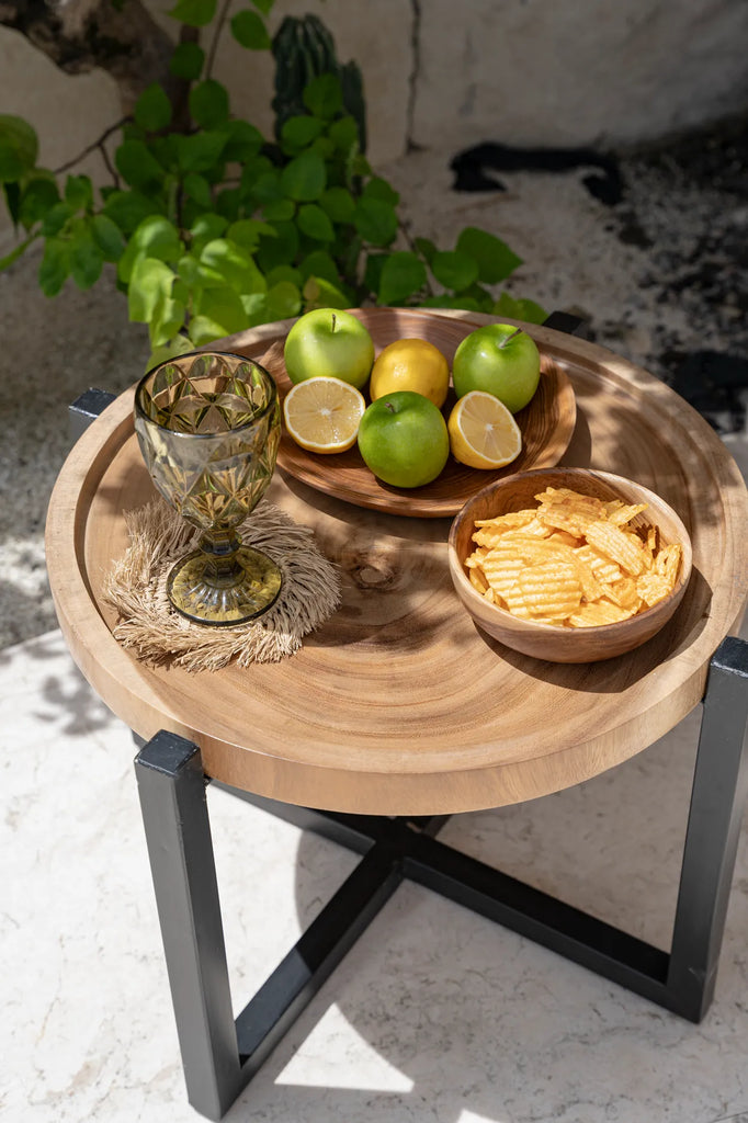 Die Teak Root Snackschale - M