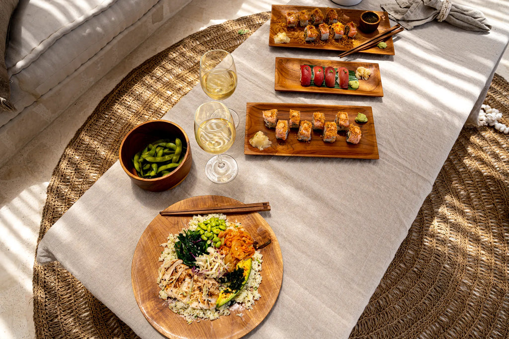 The Teak Root Sushi Plate - L
