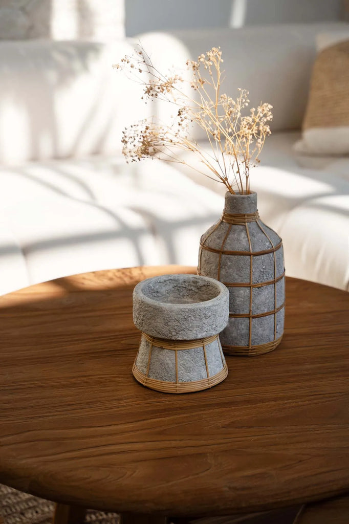Die Whoopy Vase - Beton Natur - L