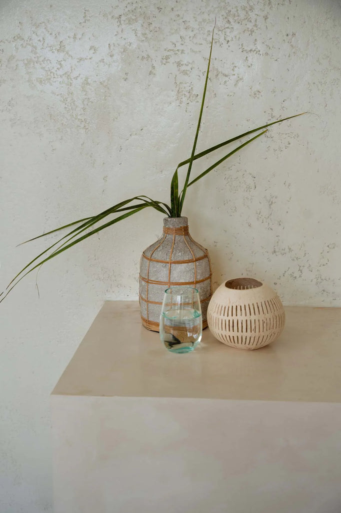 Die Whoopy Vase - Beton Natur - L