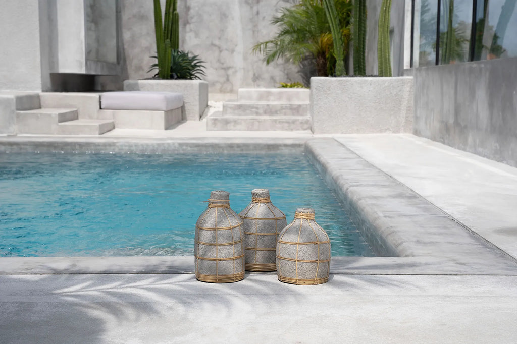 Die Whoopy Vase - Beton Natur - M
