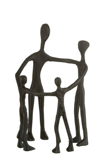 Figure Family Circle Aluminium Black