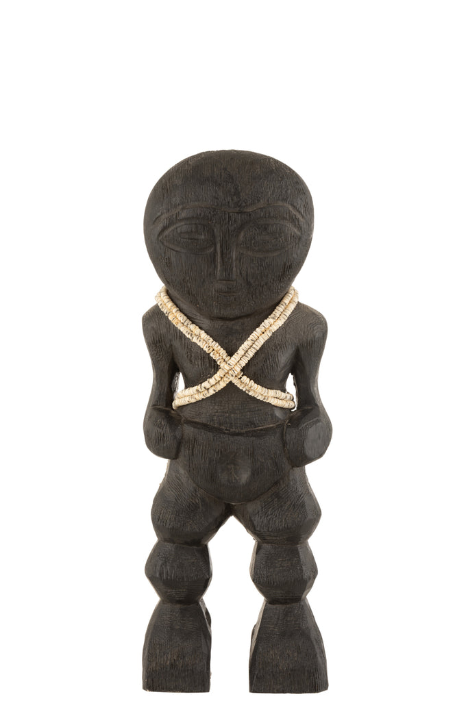 Figure Takwimu Mango Wood Black Small