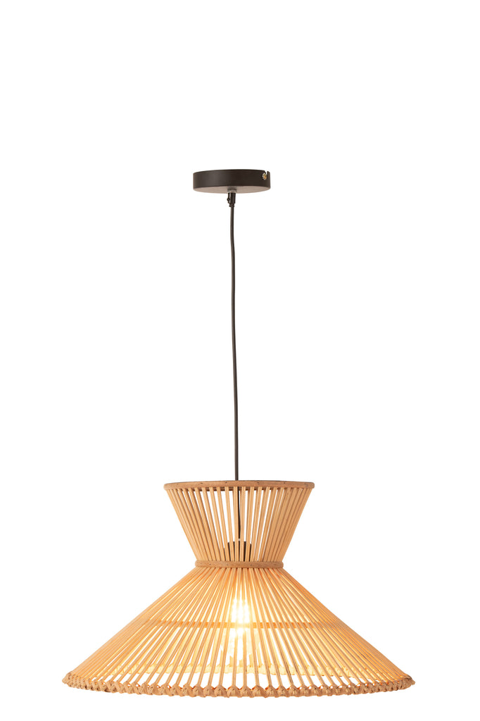 Hanging Lamp Layers Bamboo Natural Small