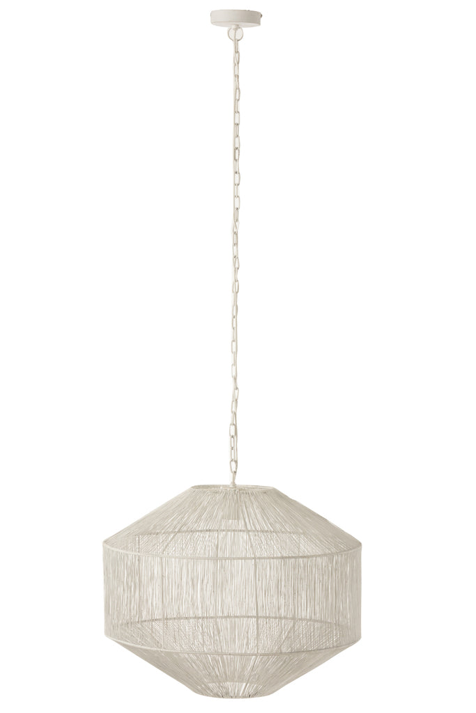 Hanging Lamp Metal Matte White