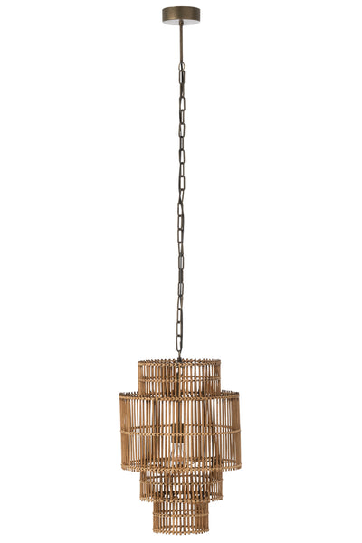 Hanglamp 4 Layers Bamboo Natural