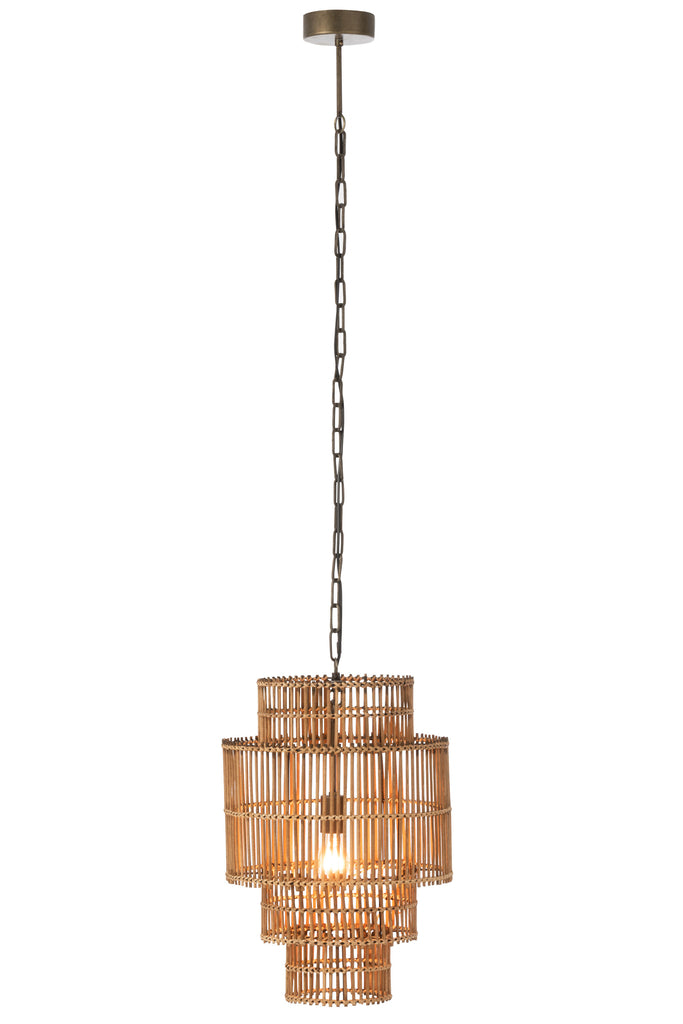 Hanglamp 4 Layers Bamboo Natural