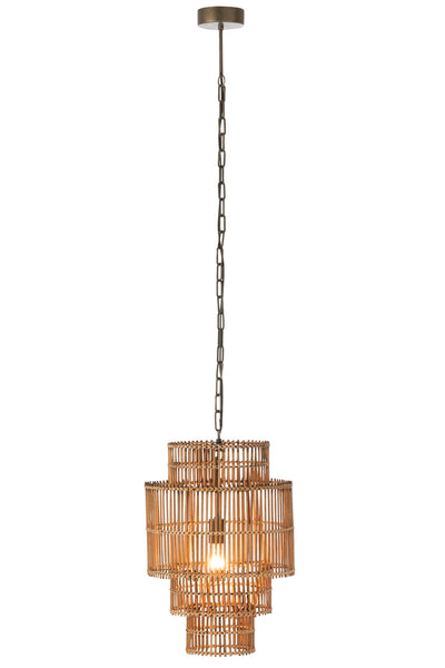 Hanglamp 4 Layers Bamboo Natural