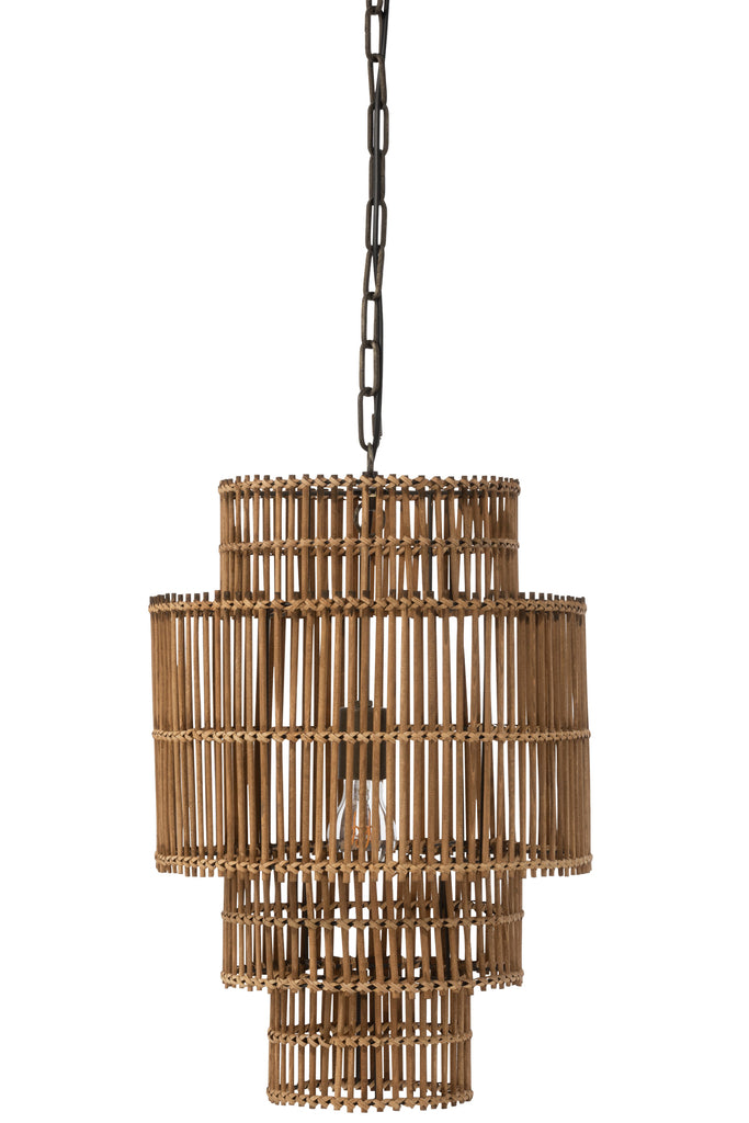 Hanglamp 4 Layers Bamboo Natural