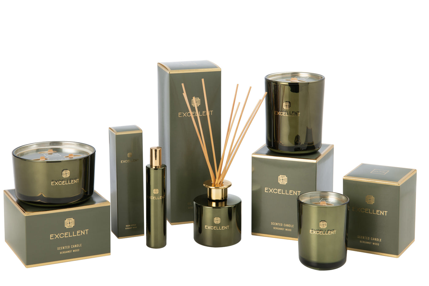 HOME FRAGRANCE EXCELLENT BERGAMOT WOOD GREEN