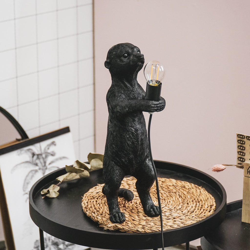 HV Meerkat Lamp - Black