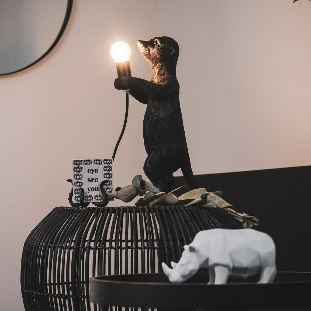 HV Meerkat Lamp - Black